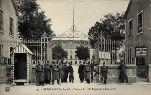 Ak Bergerac Dordogne, Caserne du 108e Regiment d'Infanterie