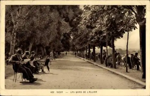 Ak Vichy Allier, Quais de l'Allier