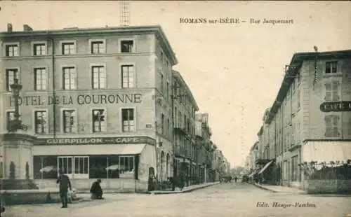 Ak Romans sur Isère Drôme, Rue Jacquemart