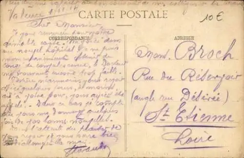 Ak Valence Drôme, Avenue Victor-Hugo