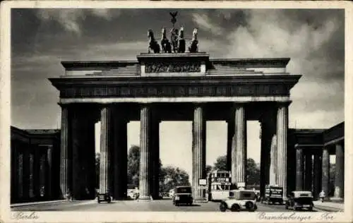 Ak Berlin Mitte, Brandenburger Tor