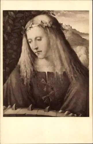 Ak Heilige Katharina von Alexandrien, Porträt