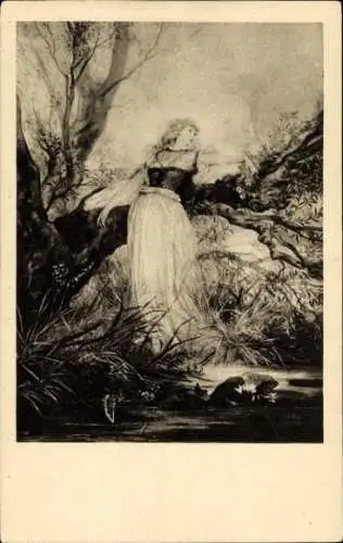 Künstler Ak Müller, V., Ophelia, Hamlet