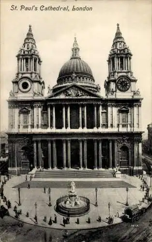 Ak London City England, St. Pauls Cathedral