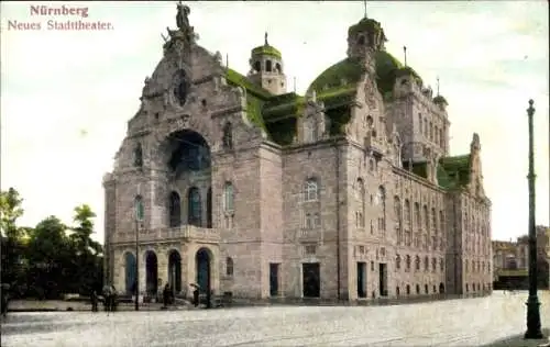 Ak Nürnberg in Mittelfranken, Neues Stadttheater
