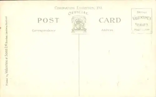Ak London City England, Krönungsausstellung 1911, Court of Arts