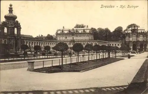 Ak Dresden Altstadt, Königlicher Zwinger