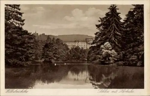 Ak Bad Wilhelmshöhe Kassel in Hessen, Schloss, Herkules