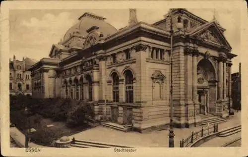 Ak Essen im Ruhrgebiet, Stadttheater