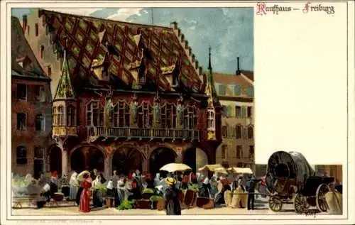 Künstler Litho Kley, Freiburg im Breisgau, Kaufhaus