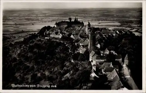 Ak Waldenburg in Württemberg, Fliegeraufnahme