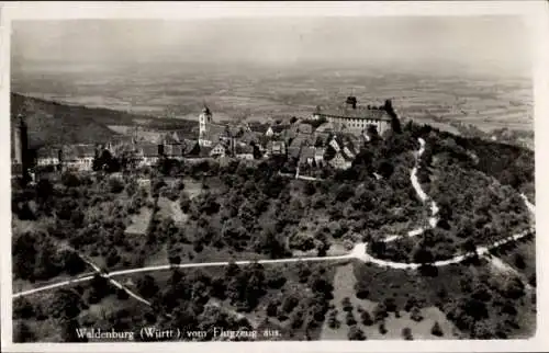 Ak Waldenburg in Württemberg, Fliegeraufnahme