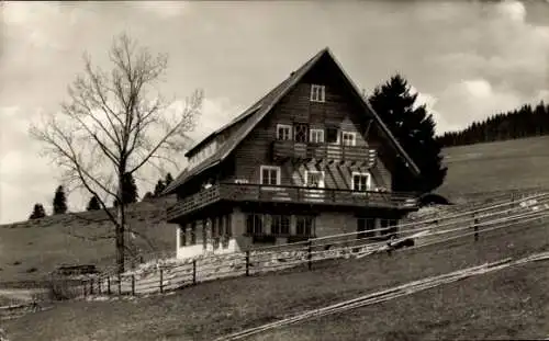 Ak Langenordnach Titisee Neustadt im Schwarzwald, Pension "Berghäusle"