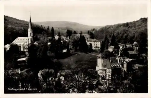 Ak Schlangenbad im Taunus Hessen, Gesamtansicht