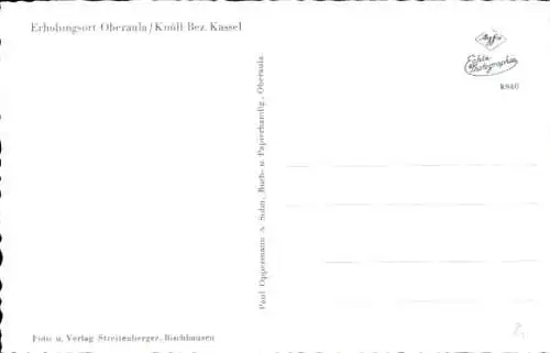 Ak Oberaula in Hessen, Totalansicht