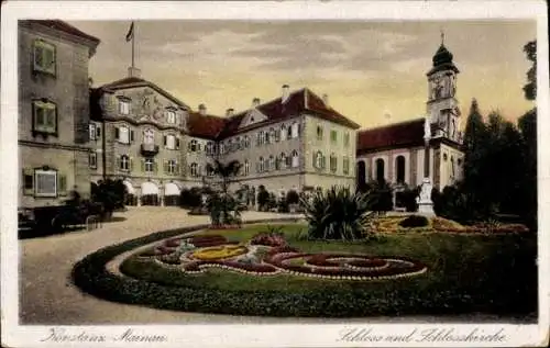 Ak Insel Mainau im Bodensee, Schloss, Schlosskirche