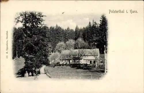 Ak Altenau Clausthal Zellerfeld im Oberharz, Polstertal, Haus