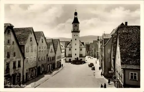 Ak Hersbruck in Mittelfranken, Rathaus