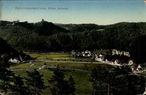 Ak Behringersmühle Gößweinstein in Oberfranken, Panorama