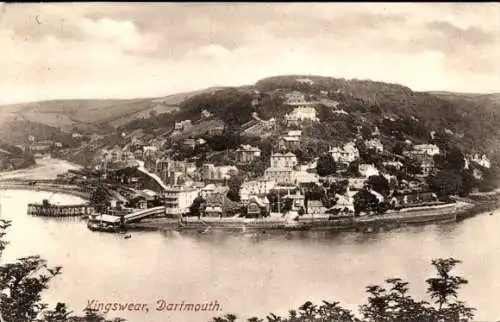 Ak Dartmouth Devon England, Kingswear