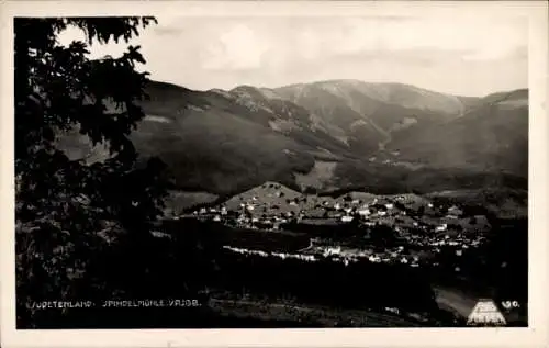 Ak Spindleruv Mlýn Spindlermühle Spindelmühle Riesengebirge Region Königgrätz, Panorama