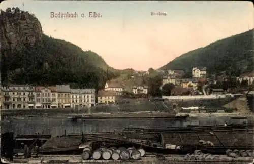 Ak Podmokly Bodenbach Děčín Tetschen an der Elbe Region Aussig, Rothberg