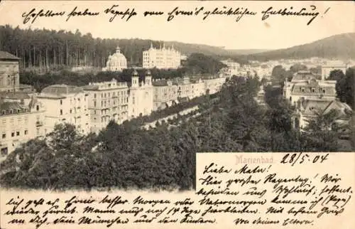 Ak Mariánské Lázně Marienbad Region Karlsbad, Kaiserstraße