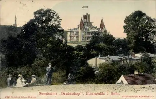 Ak Eberswalde im Kreis Barnim, Sanatorium Drachenkopf