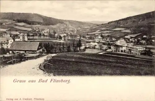 Ak Świeradów Zdrój Bad Flinsberg Schlesien, Teilansicht