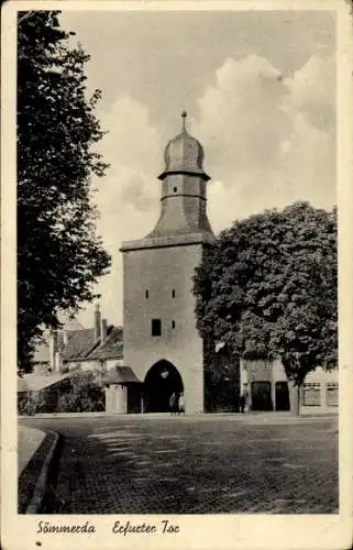 Ak Sömmerda in Thüringen, Erfurter Tor