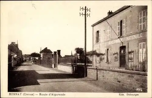 Ak Bonnat Creuse, Route d'Aigurande