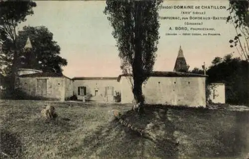 Ak Pompignac Gironde, Domain de Chatillon