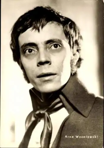 Ak Schauspieler Arno Wyzniewski, Portrait