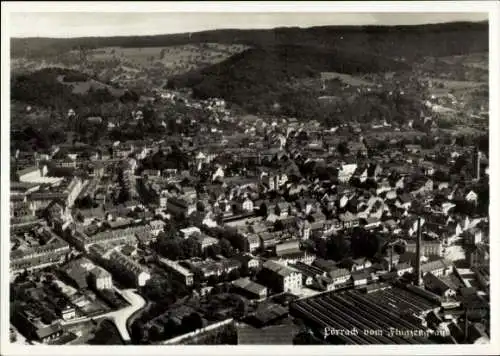 Ak Lörrach in Baden, Fliegeraufnahme