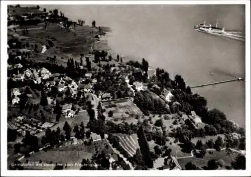 Ak Gaienhofen am Bodensee, Fliegeraufnahme