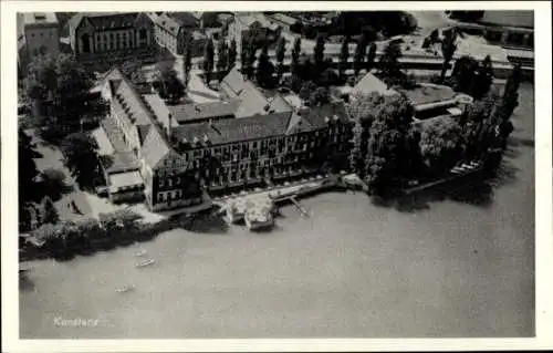 Ak Konstanz am Bodensee, Fliegeraufnahme