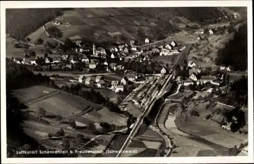 Ak Schenkenzell im Schwarzwald, Fliegeraufnahme