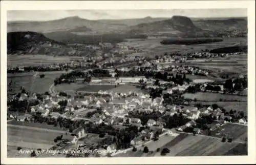 Ak Arlen Rielasingen-Worblingen in Baden, Fliegeraufnahme