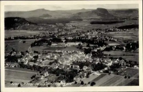 Ak Arlen Rielasingen-Worblingen in Baden, Fliegeraufnahme