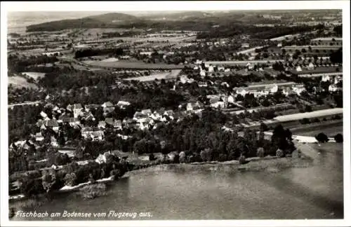 Ak Fischbach Friedrichshafen am Bodensee, Fliegeraufnahme