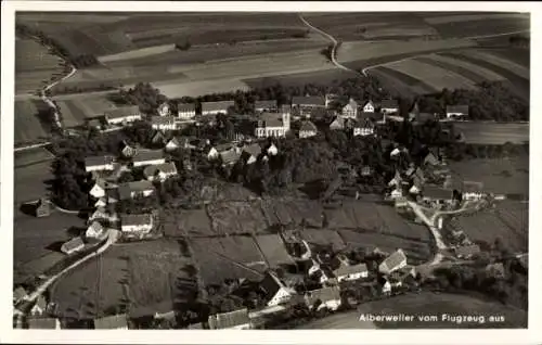 Ak Alberweiler Schemmerhofen in Württemberg, Fliegeraufnahme