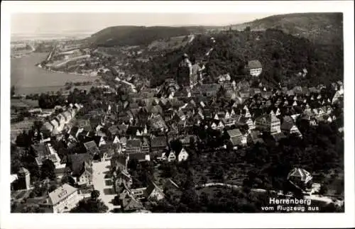 Ak Herrenberg in Württemberg, Fliegeraufnahme