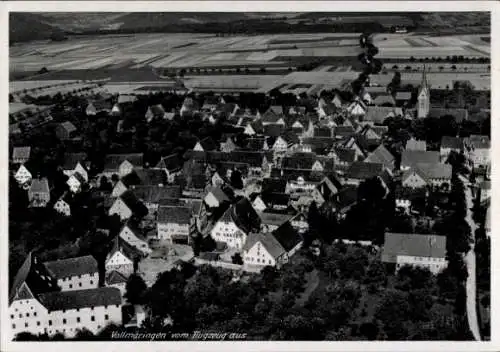 Ak Vollmaringen Nagold im Schwarzwald, Fliegeraufnahme