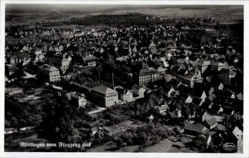 Ak Nürtingen am Neckar Württemberg, Fliegeraufnahme