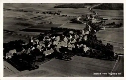 Ak Riedbach Obersontheim in Württemberg, Fliegeraufnahme