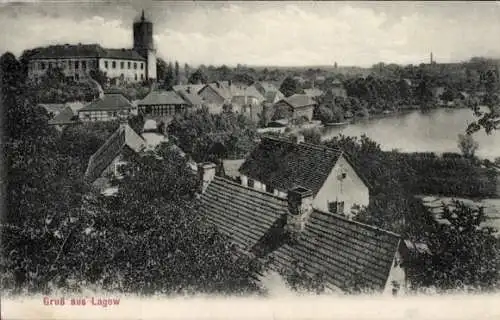 Ak Łagów Lagow Neumark Ostbrandenburg, Gesamtansicht