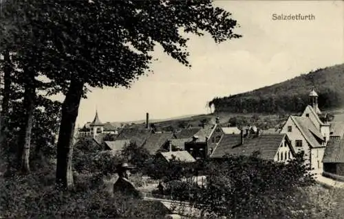 Ak Bad Salzdetfurth in Niedersachsen, Teilansicht