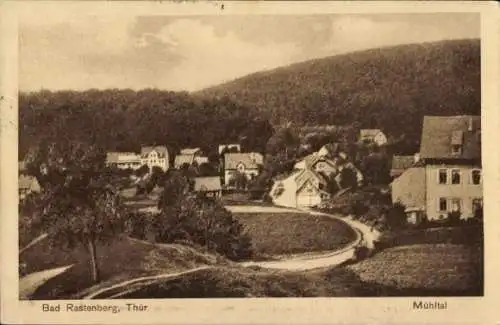 Ak Rastenberg in Thüringen, Mühltal, Panorama