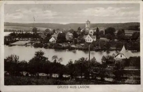 Ak Łagów Lagow Neumark Ostbrandenburg, Panorama