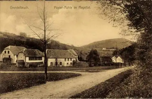 Ak Grendelbruch Elsass Bas Rhin, Papier Mühle im Mageltal